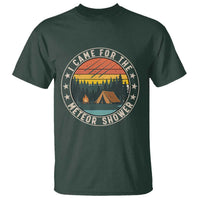 I Came For The Meteor Shower T Shirt Stargazer Camping Gift