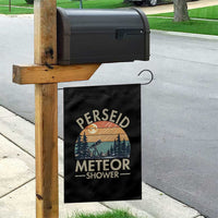 Perseid Meteor Shower Garden Flag Vintage Astronomy Lover