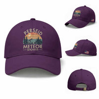 Perseid Meteor Shower Baseball Cap Vintage Astronomy Lover