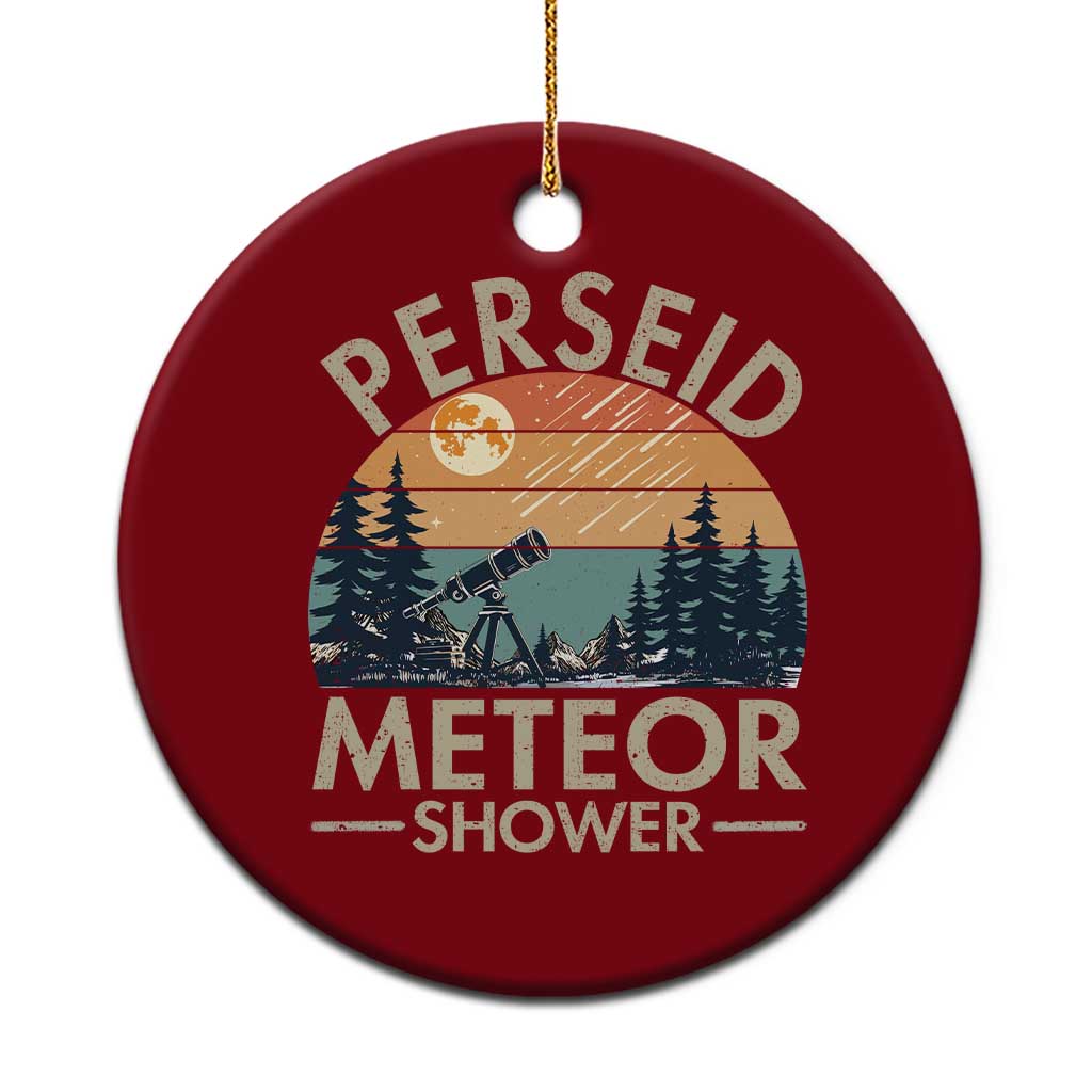Perseid Meteor Shower Ceramic Ornament Vintage Astronomy Lover