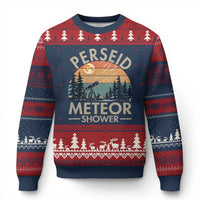 Perseid Meteor Shower Ugly Christmas Sweater Vintage Astronomy Lover