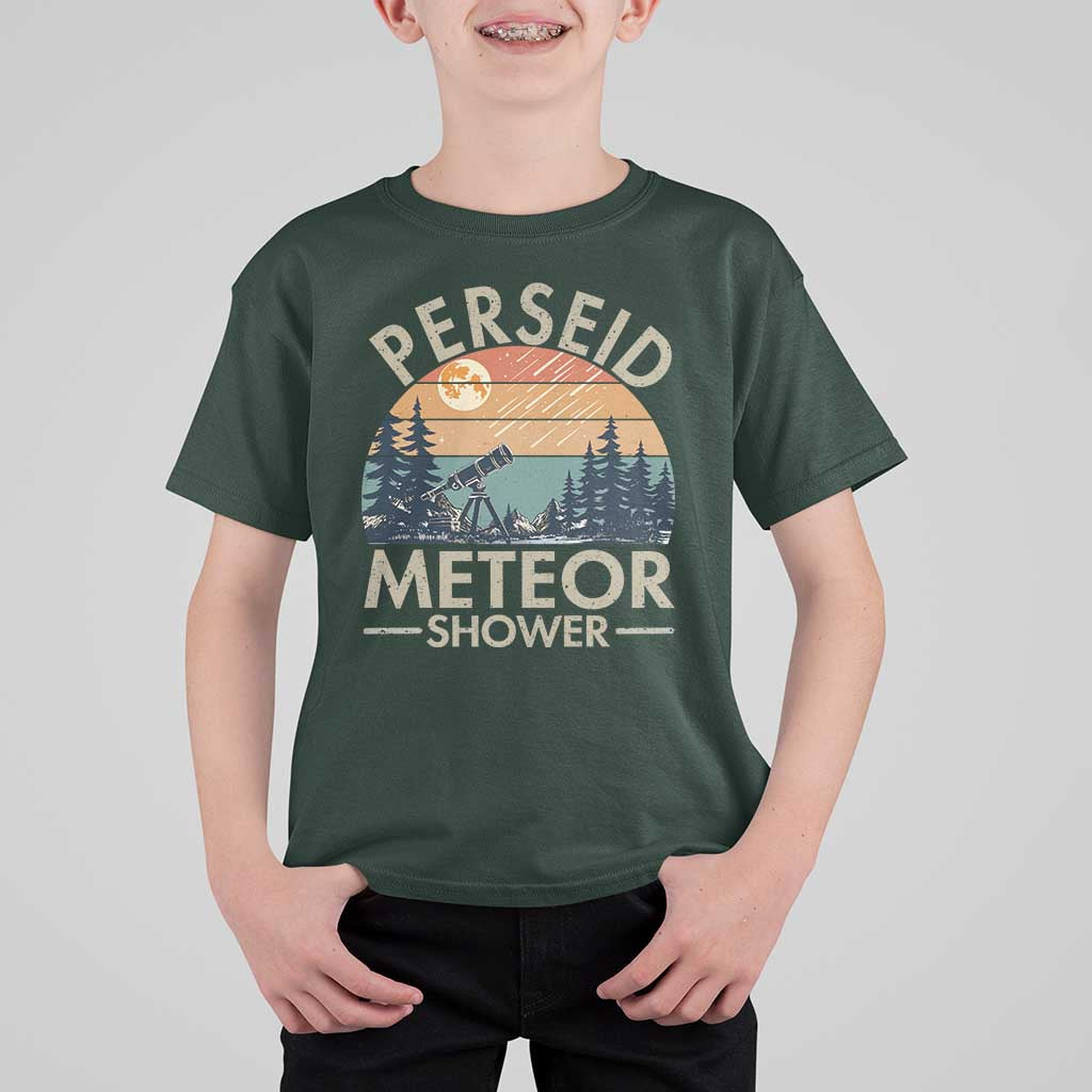 Perseid Meteor Shower T Shirt For Kid Vintage Astronomy Lover