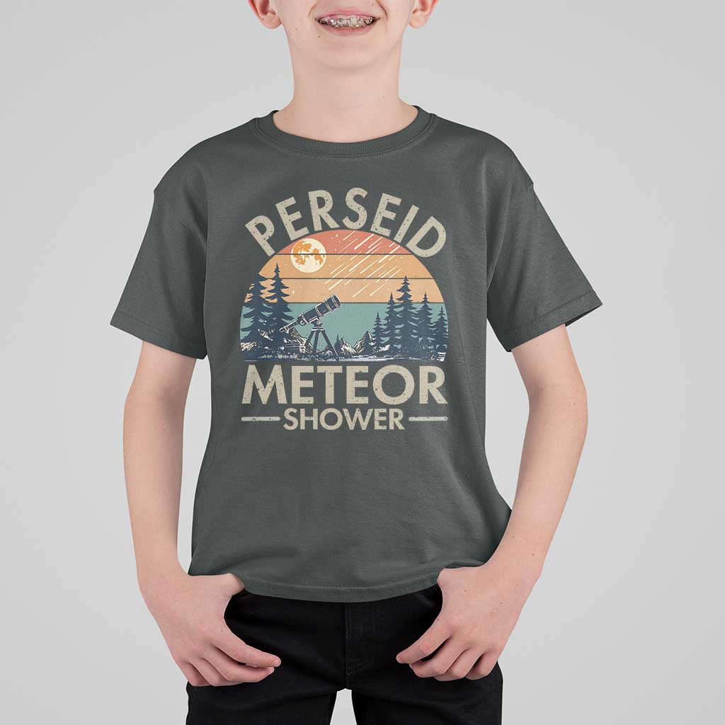Perseid Meteor Shower T Shirt For Kid Vintage Astronomy Lover
