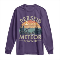 Perseid Meteor Shower Long Sleeve Shirt Vintage Astronomy Lover