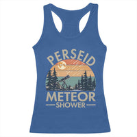 Perseid Meteor Shower Racerback Tank Top Vintage Astronomy Lover