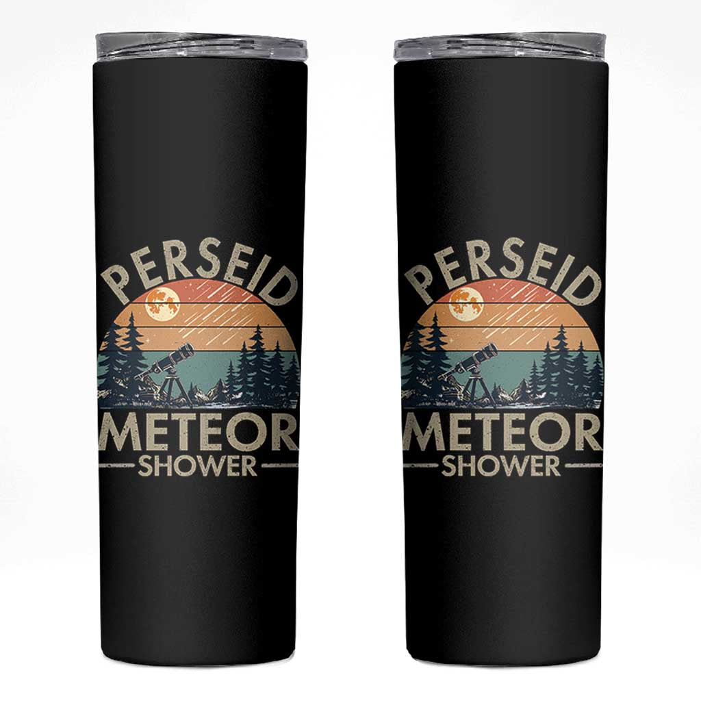 Perseid Meteor Shower Skinny Tumbler Vintage Astronomy Lover