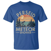 Perseid Meteor Shower T Shirt Vintage Astronomy Lover