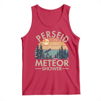 Perseid Meteor Shower Tank Top Vintage Astronomy Lover