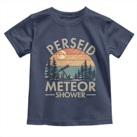 Perseid Meteor Shower Toddler T Shirt Vintage Astronomy Lover