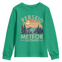 Perseid Meteor Shower Youth Sweatshirt Vintage Astronomy Lover