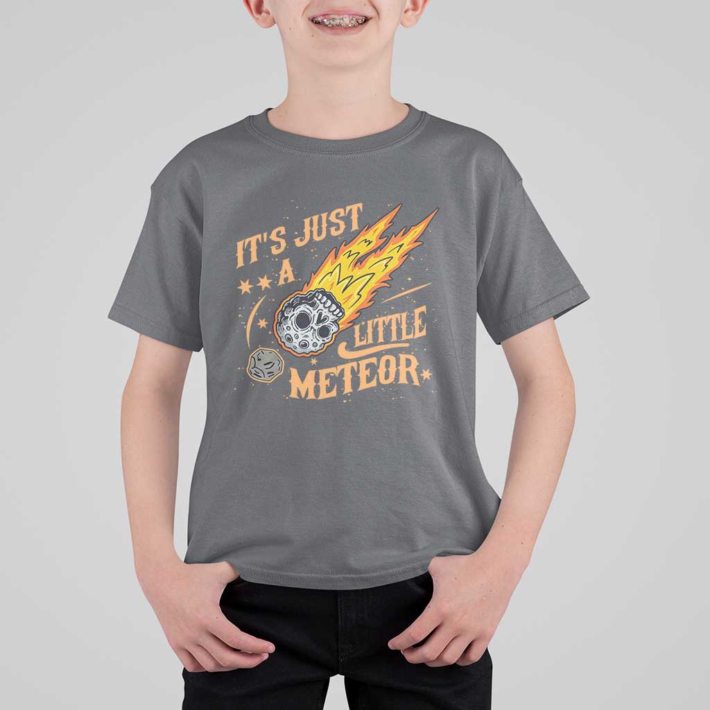 Funny Skull Meteorite T Shirt For Kid Just A Little Meteor