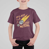 Funny Skull Meteorite T Shirt For Kid Just A Little Meteor
