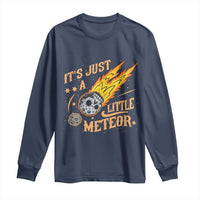 Funny Skull Meteorite Long Sleeve Shirt Just A Little Meteor
