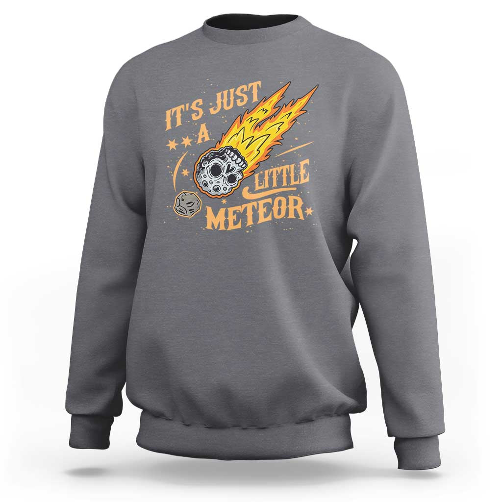 Funny Skull Meteorite Sweatshirt Just A Little Meteor