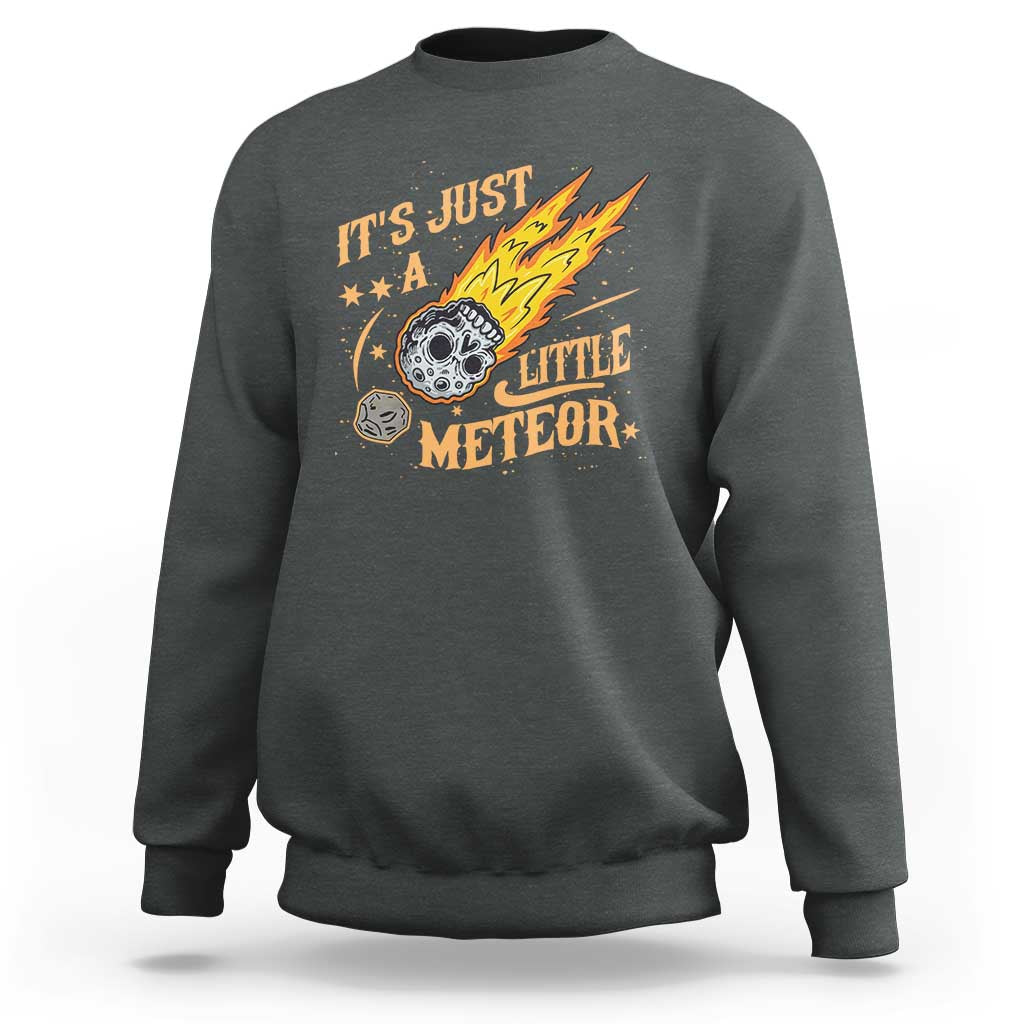 Funny Skull Meteorite Sweatshirt Just A Little Meteor