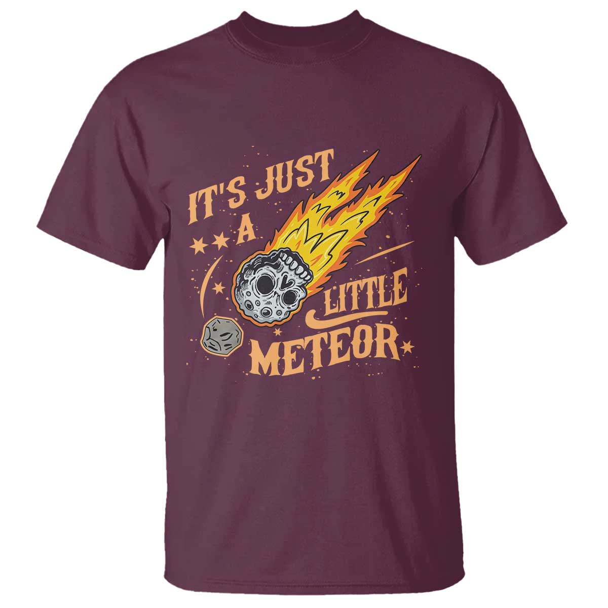 Funny Skull Meteorite T Shirt Just A Little Meteor