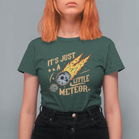 Funny Skull Meteorite T Shirt For Women Just A Little Meteor