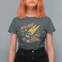 Funny Skull Meteorite T Shirt For Women Just A Little Meteor