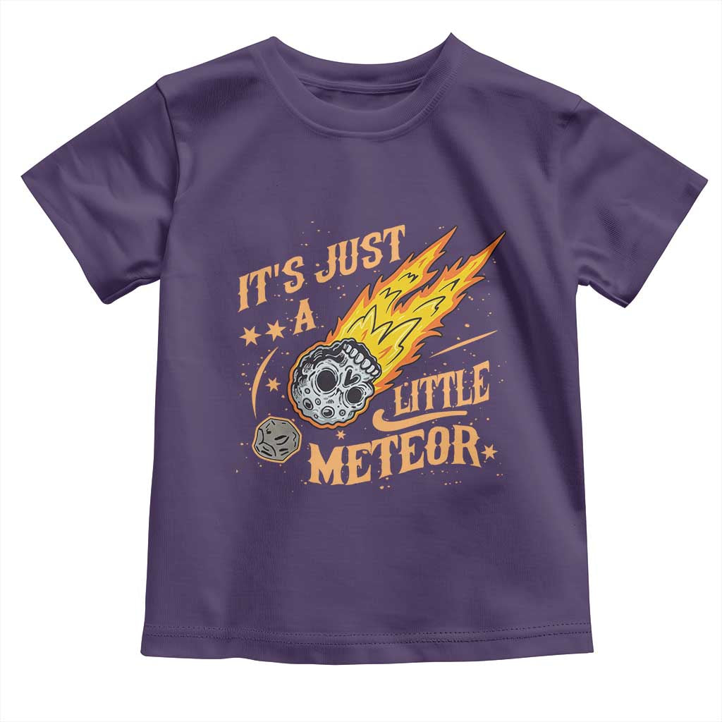Funny Skull Meteorite Toddler T Shirt Just A Little Meteor