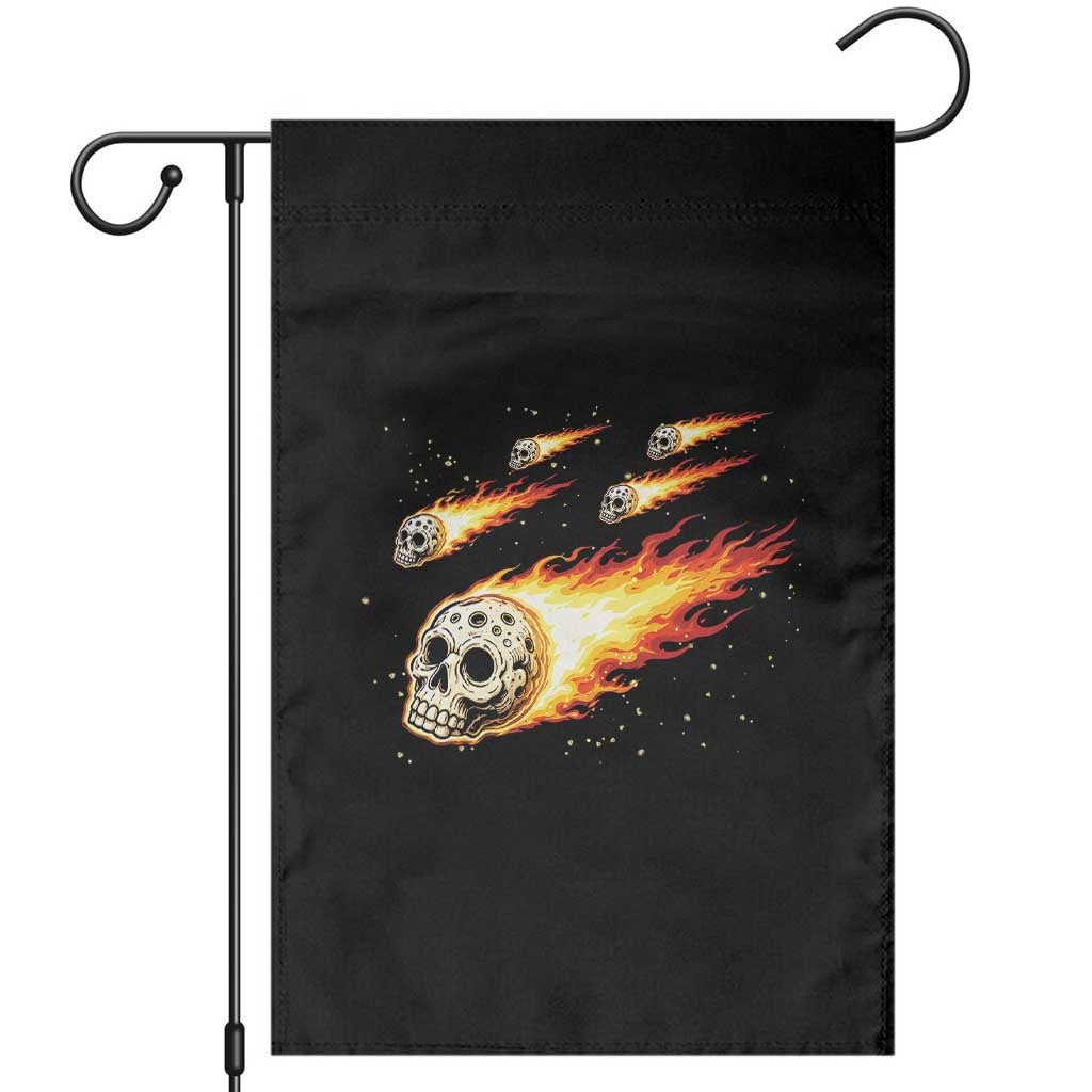Skull Meteorite Garden Flag Deep Space Asteroid Meteor Shower