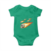 Skull Meteorite Baby Onesie Deep Space Asteroid Meteor Shower