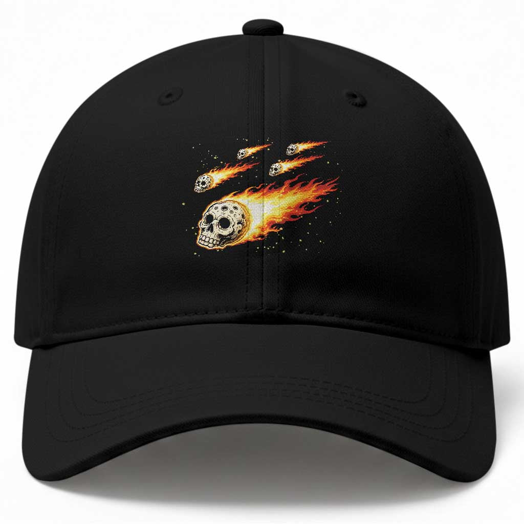Skull Meteorite Baseball Cap Deep Space Asteroid Meteor Shower