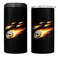 Skull Meteorite 4 in 1 Can Cooler Tumbler Deep Space Asteroid Meteor Shower