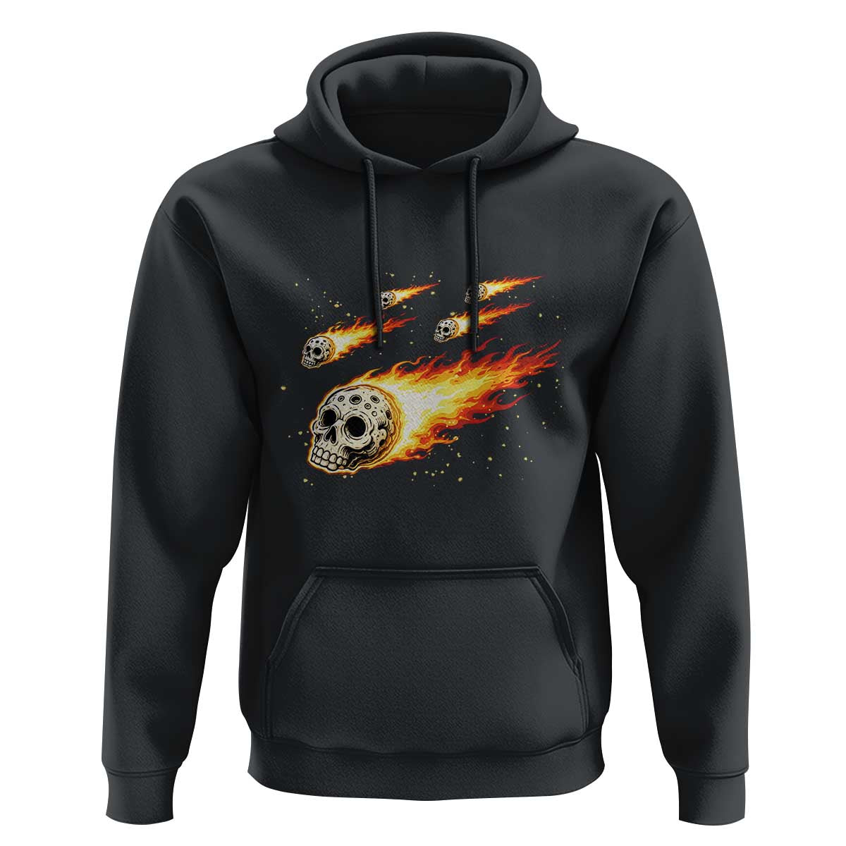 Skull Meteorite Hoodie Deep Space Asteroid Meteor Shower