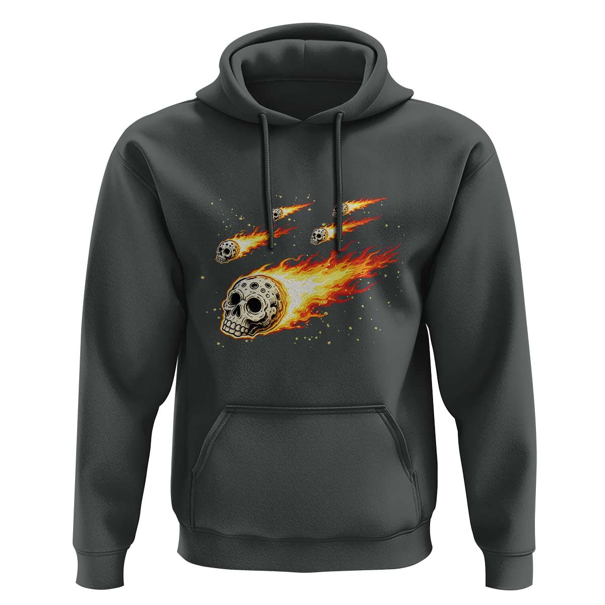Skull Meteorite Hoodie Deep Space Asteroid Meteor Shower