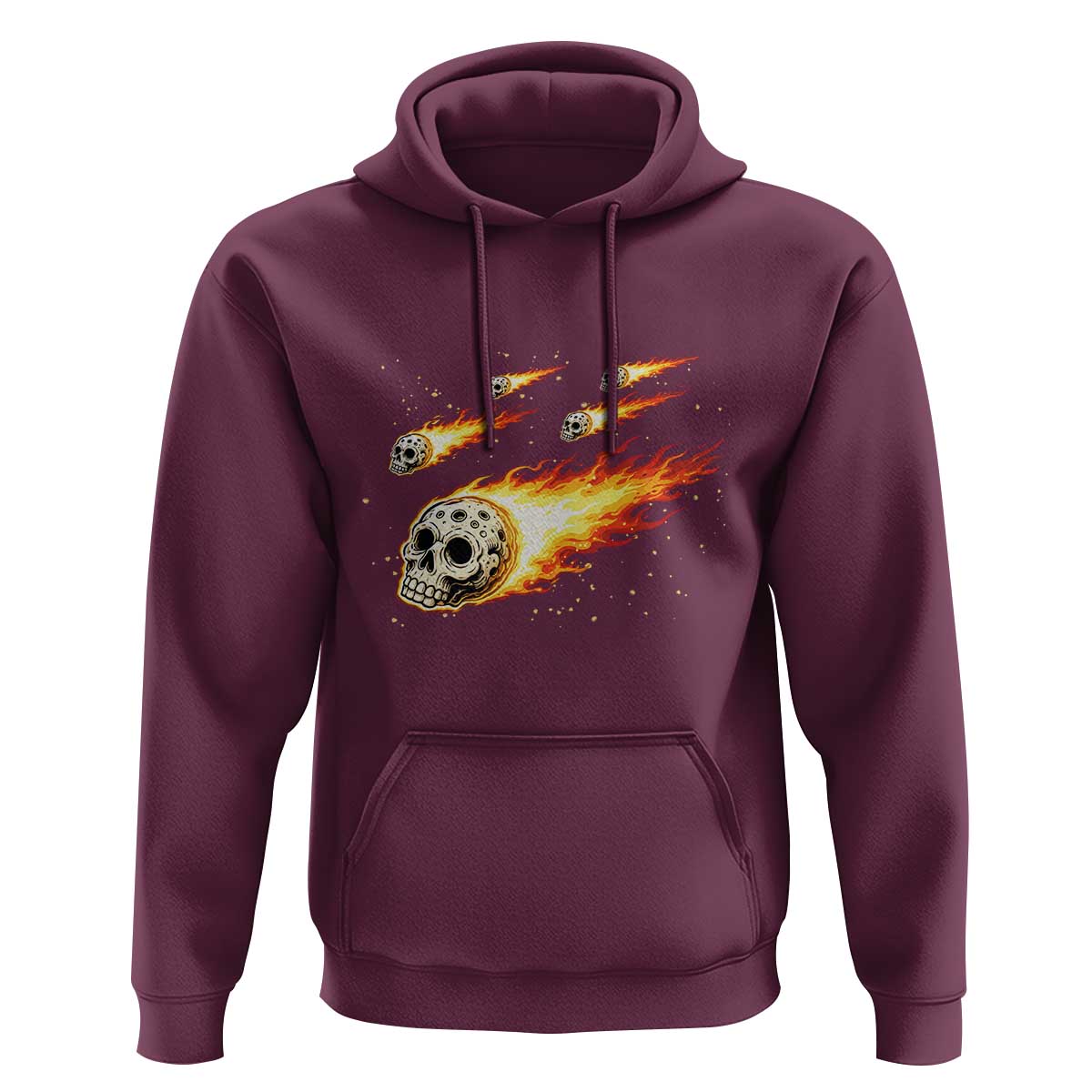 Skull Meteorite Hoodie Deep Space Asteroid Meteor Shower
