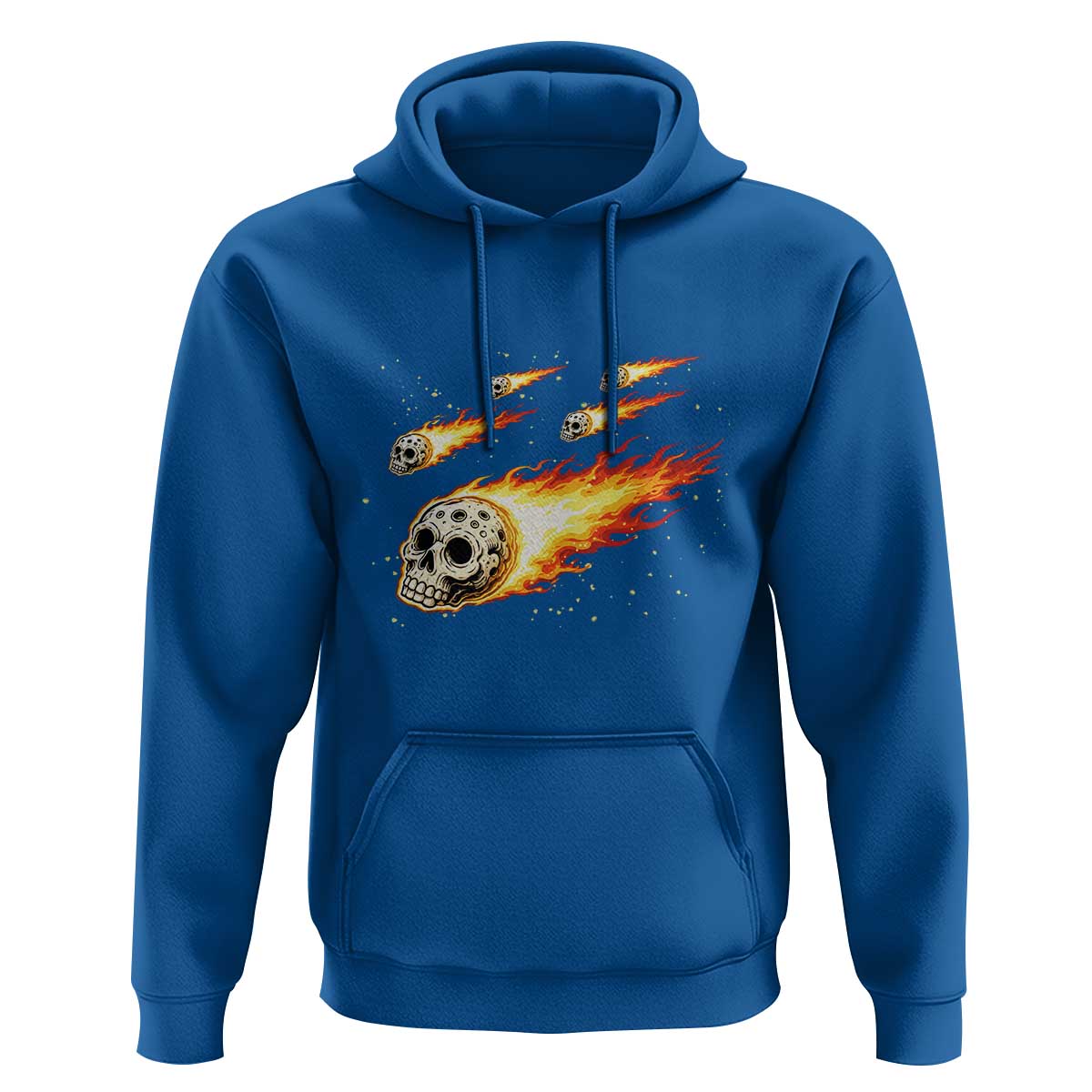 Skull Meteorite Hoodie Deep Space Asteroid Meteor Shower