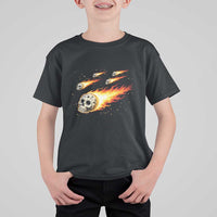Skull Meteorite T Shirt For Kid Deep Space Asteroid Meteor Shower