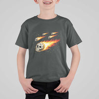 Skull Meteorite T Shirt For Kid Deep Space Asteroid Meteor Shower