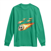 Skull Meteorite Long Sleeve Shirt Deep Space Asteroid Meteor Shower