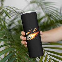 Skull Meteorite Skinny Tumbler Deep Space Asteroid Meteor Shower