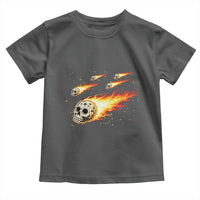Skull Meteorite Toddler T Shirt Deep Space Asteroid Meteor Shower