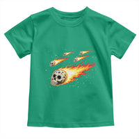 Skull Meteorite Toddler T Shirt Deep Space Asteroid Meteor Shower