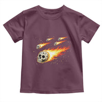 Skull Meteorite Toddler T Shirt Deep Space Asteroid Meteor Shower