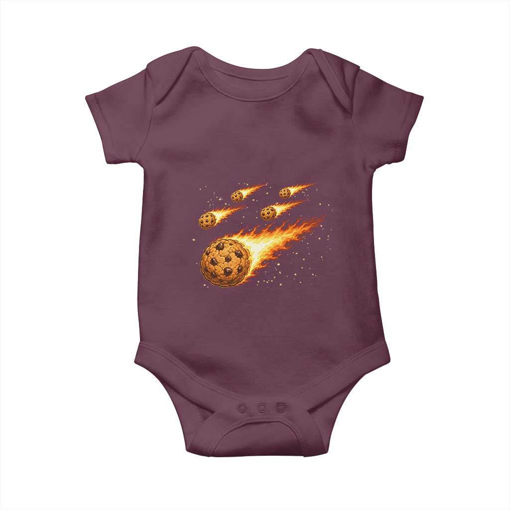 Cookie Meteor Shower Baby Onesie Funny Space Dessert