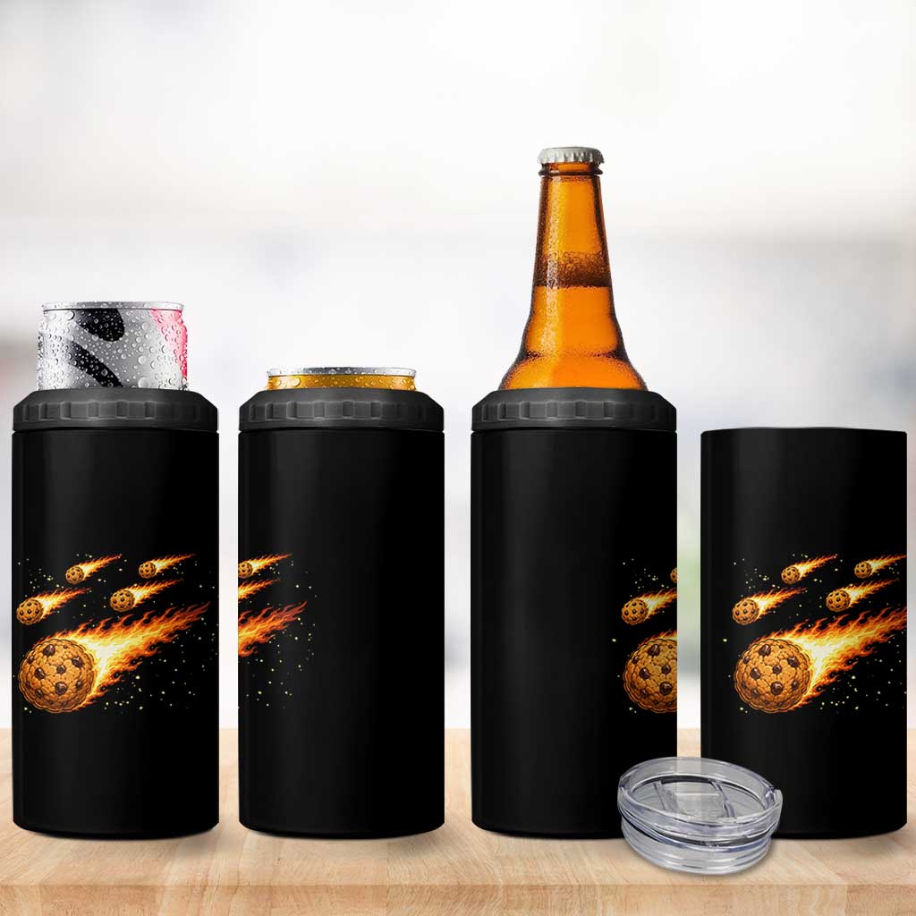 Cookie Meteor Shower 4 in 1 Can Cooler Tumbler Funny Space Dessert