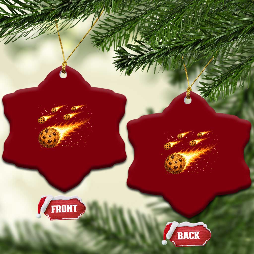 Cookie Meteor Shower Ceramic Ornament Funny Space Dessert