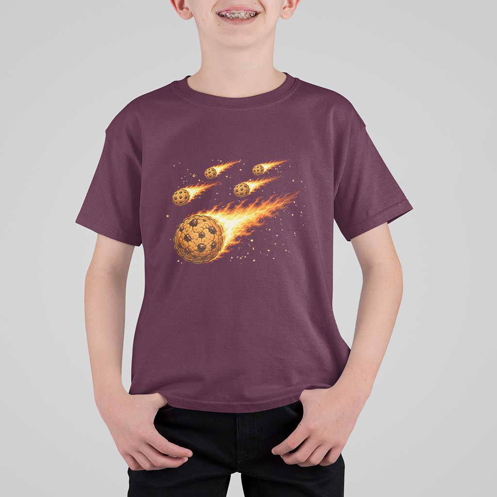 Cookie Meteor Shower T Shirt For Kid Funny Space Dessert
