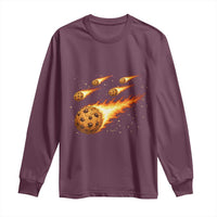 Cookie Meteor Shower Long Sleeve Shirt Funny Space Dessert