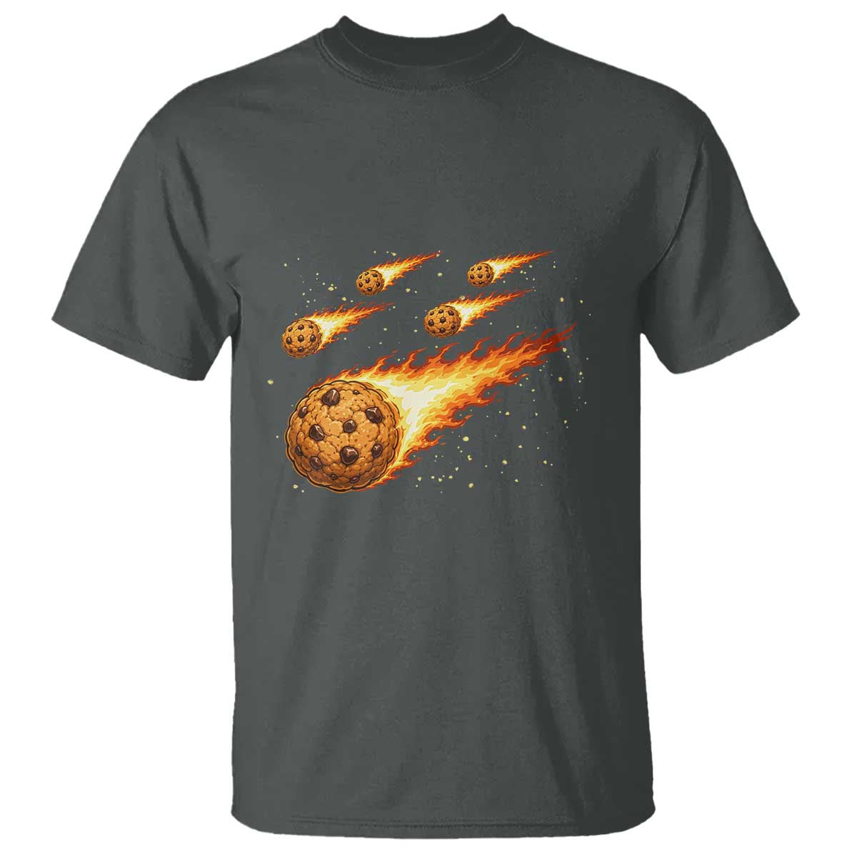 Cookie Meteor Shower T Shirt Funny Space Dessert