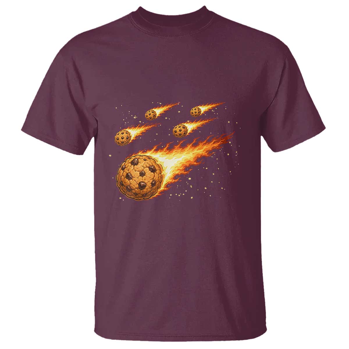 Cookie Meteor Shower T Shirt Funny Space Dessert
