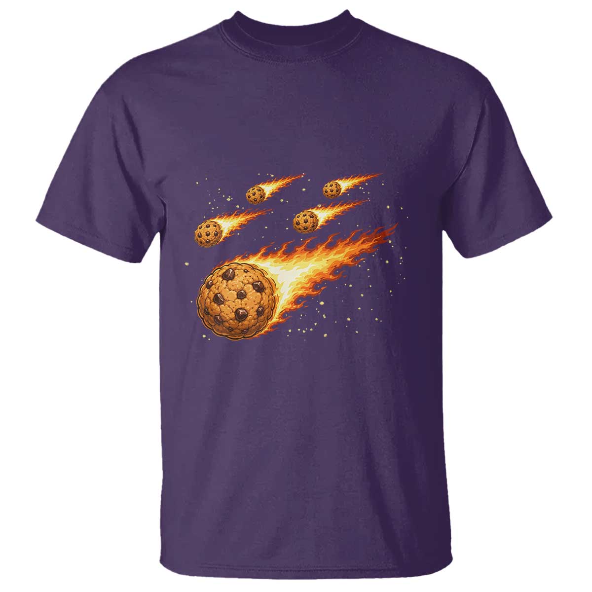 Cookie Meteor Shower T Shirt Funny Space Dessert