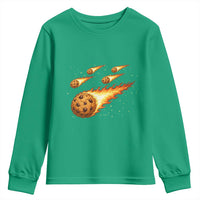 Cookie Meteor Shower Youth Sweatshirt Funny Space Dessert
