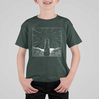 Meteor Shower Science Gift T Shirt For Kid Dog Watching Stars