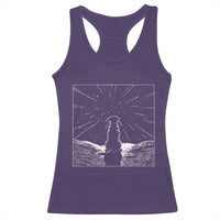 Meteor Shower Science Gift Racerback Tank Top Dog Watching Stars