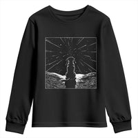 Meteor Shower Science Gift Youth Sweatshirt Dog Watching Stars